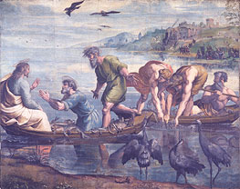  carton de Raphaël pour la pêche miraculeuse